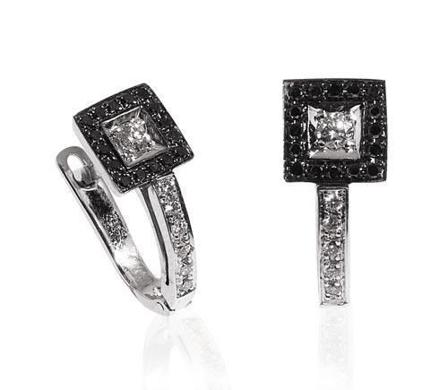 עגילי יהלומים - ED-1402 B